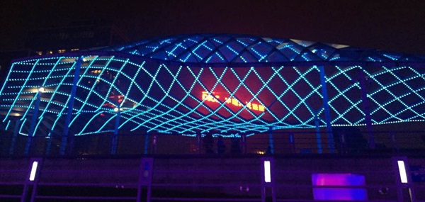 LED點光源適用性強:樓體景觀造型亮化