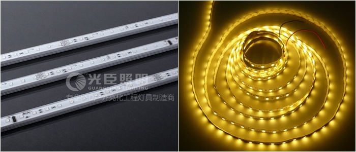 LED硬燈條與LED燈帶 LED硬燈條與LED燈帶