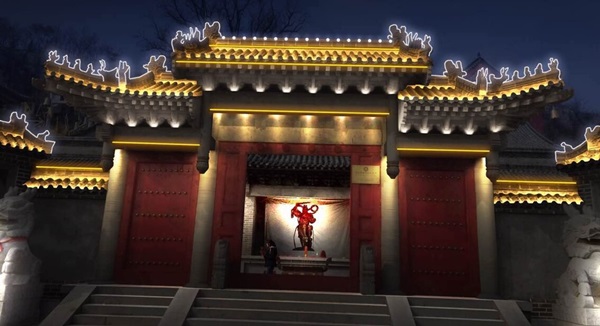 古建筑亮化 古建筑亮化