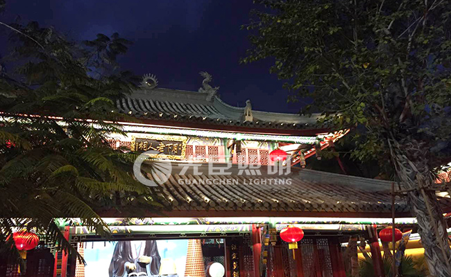 古建筑亮化 古建筑亮化