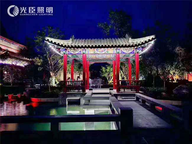 河洛古城夜景亮化 河洛古城夜景亮化