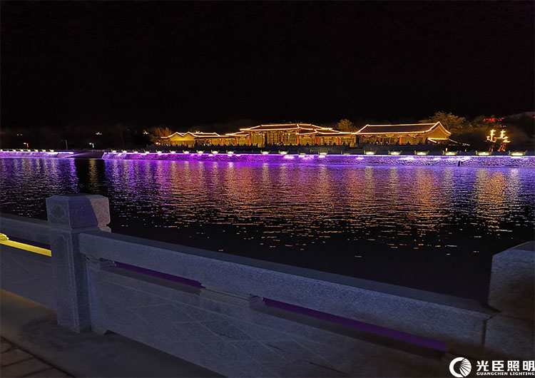 青海湖畔公園亮化工程 青海湖畔公園亮化工程